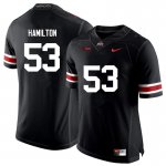 Men's Ohio State Buckeyes #53 Davon Hamilton Black Nike NCAA College Football Jersey March LSA1844KY